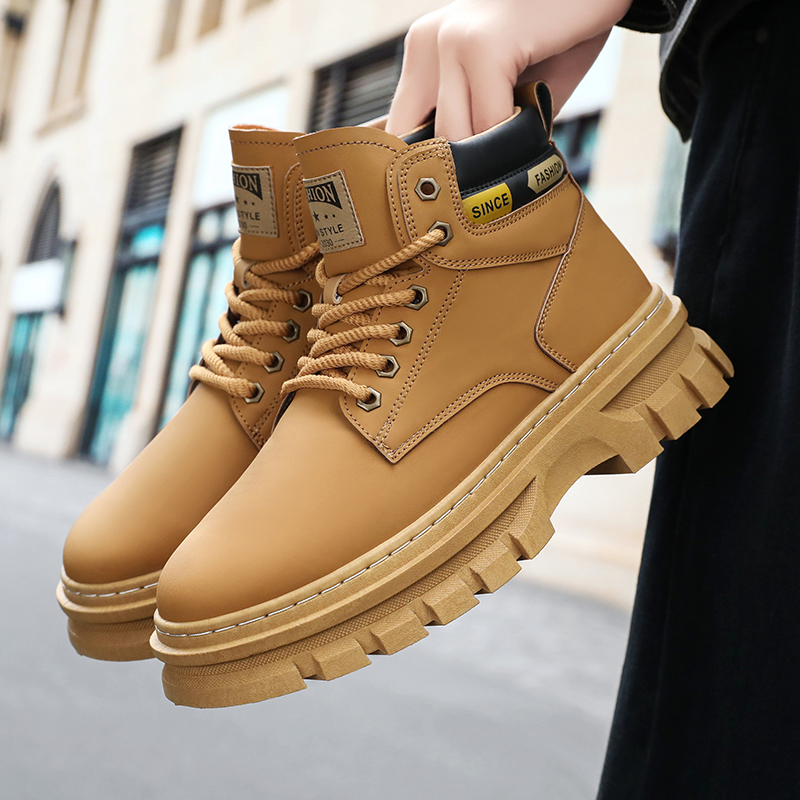 Fashion Leather Men Boots Wint - Men'S Shoes Hey Dude recension och pris