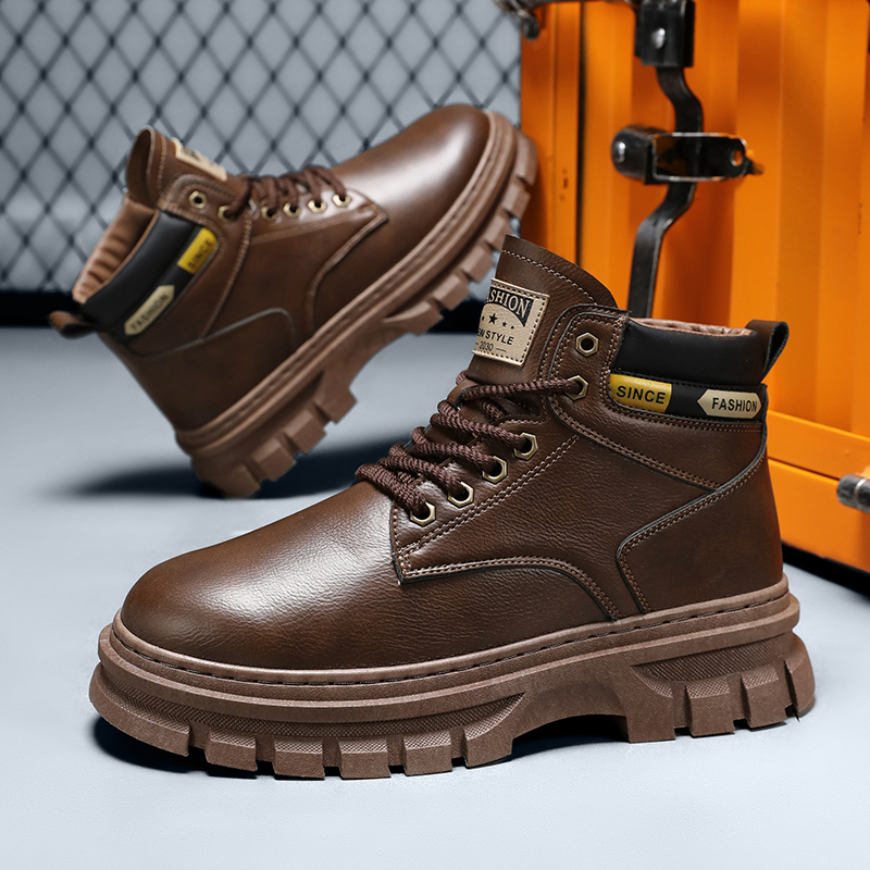 Fashion Leather Men Boots Wint - Men'S Shoes Hey Dude recension och pris