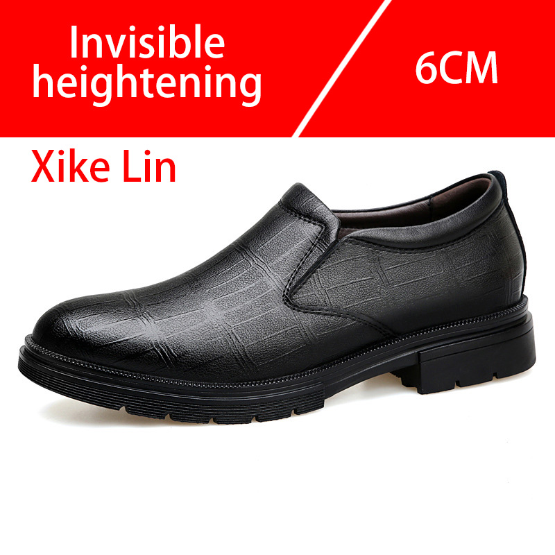Casual Men's Leather Shoes Com - Men'S Shoes With Height Increase recension och pris
