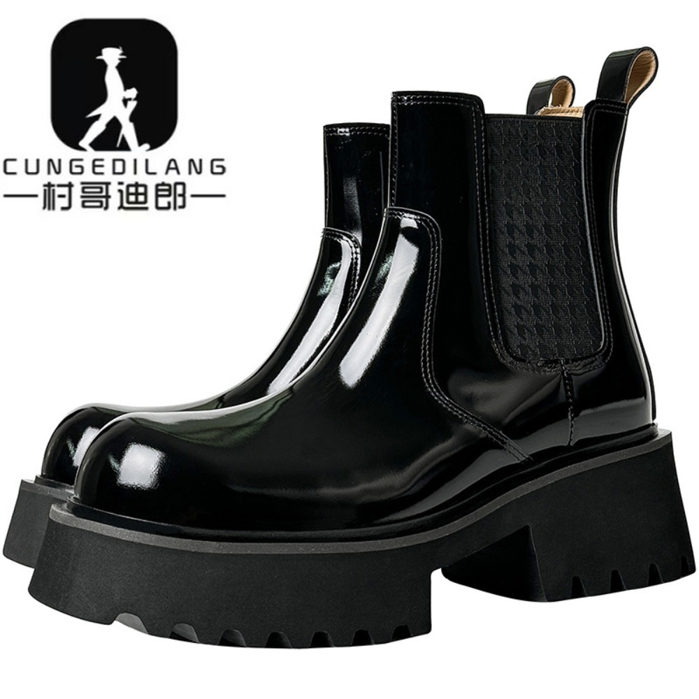 Winter Men Chelsea Boots Invis - Men'S Shoes With Height Increase recension och pris