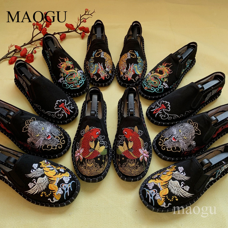 Unisex Chinese Style Embroider - Men'S Shoes Hoka Sale recension och pris