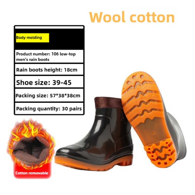 Men's PVC Safety Shoes Rain Bo - Men'S Shoes Water Resistant recension och pris